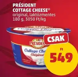 PENNY Président cottage cheese original ajánlat
