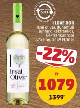 PENNY I Love Bor Irsai Olivar ajánlat