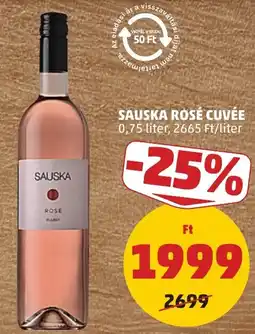 PENNY Sauska rosé cuvée ajánlat