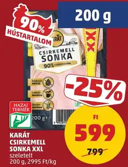 PENNY Karát csirkemell sonka xxl ajánlat