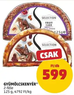 PENNY Selection gyümölcskenyér ajánlat
