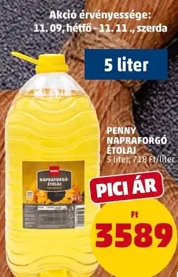 PENNY Penny napraforgó étolaj ajánlat