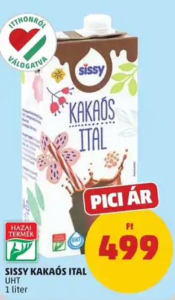 PENNY Sissy kakaós ital ajánlat