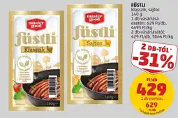 PENNY Master good füstli sajtos ajánlat