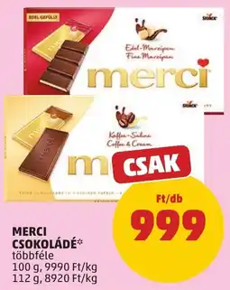 PENNY Merci csokoládé ajánlat