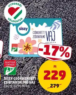 PENNY Sissy csökkentett zsírtartalmú vaj ajánlat