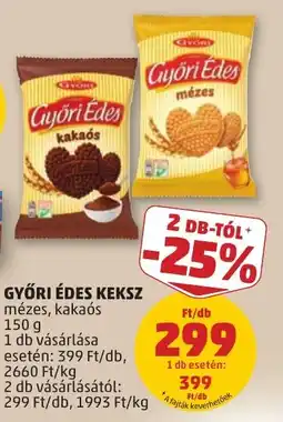 PENNY Györi édes keksz ajánlat
