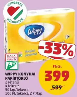 PENNY Wippy konyhai papírtörlő ajánlat