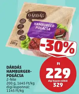 PENNY Dárdás hamburger-pogácsa ajánlat