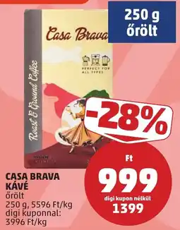 PENNY Casa Brava kávé ajánlat