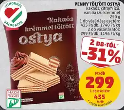 PENNY Penny kakaós krémmel töltött ostya ajánlat