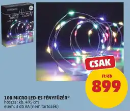 PENNY Silver 100 LED-es fényfüzér ajánlat