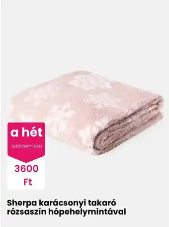 A het sherpa karácsonyi takaró