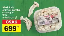 Interspar Spar Asia shimeji gomba ajánlat