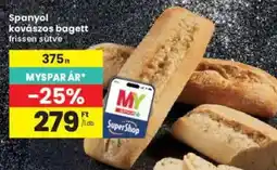 Interspar Spanyol kovaszos bagett ajánlat