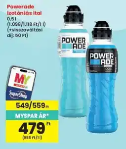 Interspar Powerade izotóniás ital ajánlat