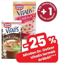 Spar Market Dr. Oetker vitalis ajánlat