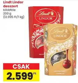 Spar Market Lindt lindor desszert ajánlat