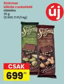 Interspar Stühmer táblás csokoládé ajánlat