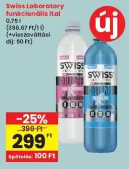 Interspar Swiss Laboratory funkcionális ital ajánlat