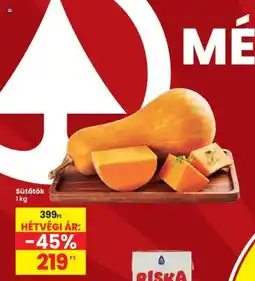 Interspar Mé sütőtök ajánlat