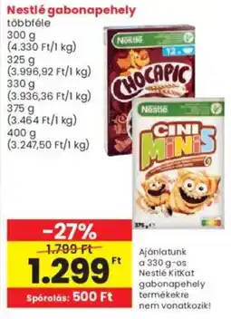 Interspar Nestlé gabanapehely ajánlat