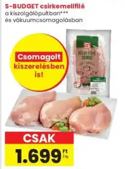 Interspar S-budget csirkemellfilé ajánlat