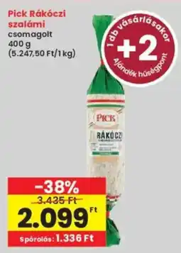 Interspar Pick szalámi ajánlat
