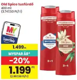 Spar Old Spice tusfürdő ajánlat