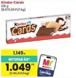 Spar kinder cards ajánlat