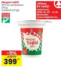 Interspar Magyar Tejföl ajánlat