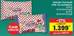 Interspar Óriás pöttvös túró rudi ajánlat