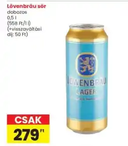 Interspar Lowenbrau sör ajánlat