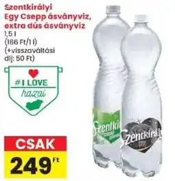 Spar Szentkirályi ásványvíz ajánlat