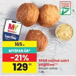 Spar spar sajttal szórt pogácsa ajánlat