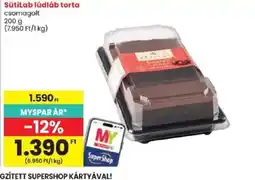 Spar SütiLab lúdláb torta ajánlat