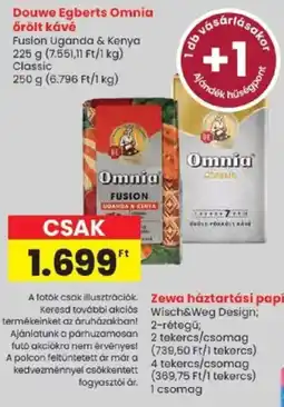 Spar Douwe Egberts Omnia kávé ajánlat