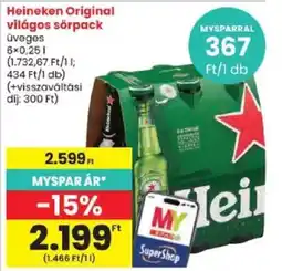 Spar Heineken Original világos sör ajánlat
