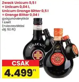 Spar Zwack unicum ajánlat