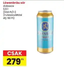 Spar Löwenbräu sör ajánlat