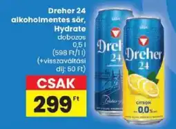 Spar dreher 24 alkoholmentes sör ajánlat