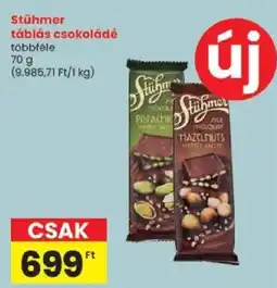 Spar Stühmer táblás csokoládé ajánlat