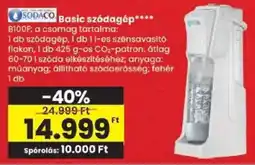 Spar Sodaco basic szódagép ajánlat