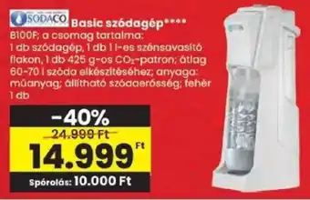 Sodaco basic szódagép