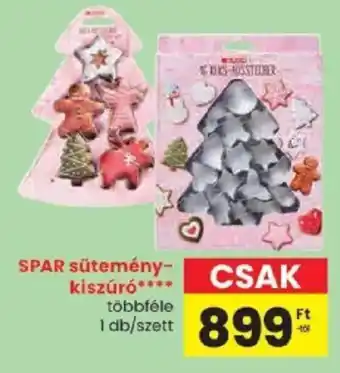 Spar sütémény-kiszúró