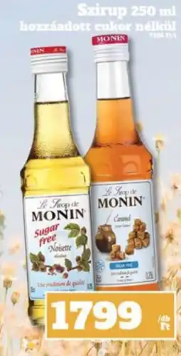 Vil-For Monin szirup ajánlat