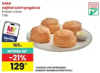 Spar sajttal szort pogácsa