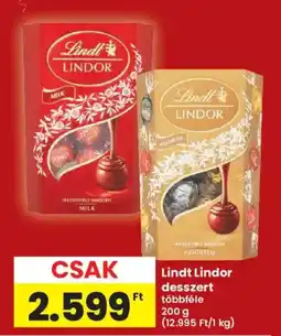 Interspar Lindt lindor desszert ajánlat