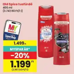 Interspar Old Spice tusfürdő ajánlat