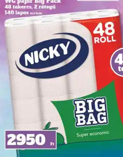 Vil-For Nicky wc papír ajánlat